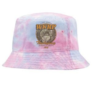 First Annual WKRP Thanksgiving Day Turkey Drop Tie-Dyed Bucket Hat