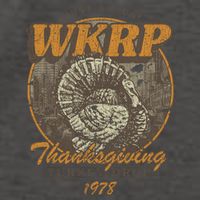 First Annual WKRP Thanksgiving Day Turkey Drop Vector Backpack