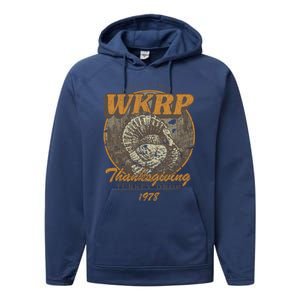 First Annual WKRP Thanksgiving Day Turkey Drop Performance Fleece Hoodie