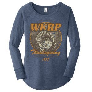 First Annual WKRP Thanksgiving Day Turkey Drop Women's Perfect Tri Tunic Long Sleeve Shirt