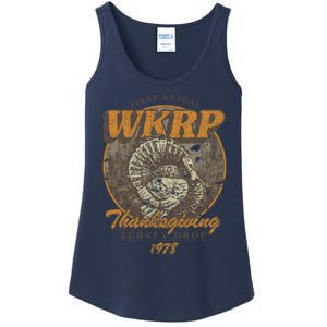 First Annual WKRP Thanksgiving Day Turkey Drop Ladies Essential Tank