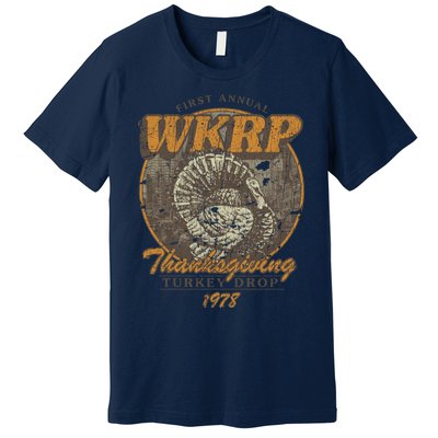 First Annual WKRP Thanksgiving Day Turkey Drop Premium T-Shirt