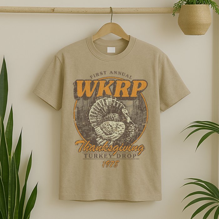 First Annual WKRP Thanksgiving Day Turkey Drop T-Shirt