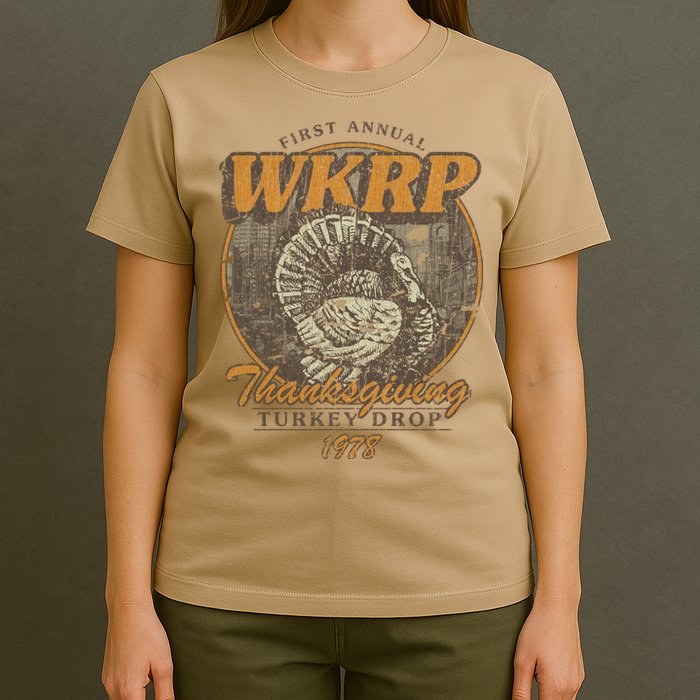 First Annual WKRP Thanksgiving Day Turkey Drop T-Shirt