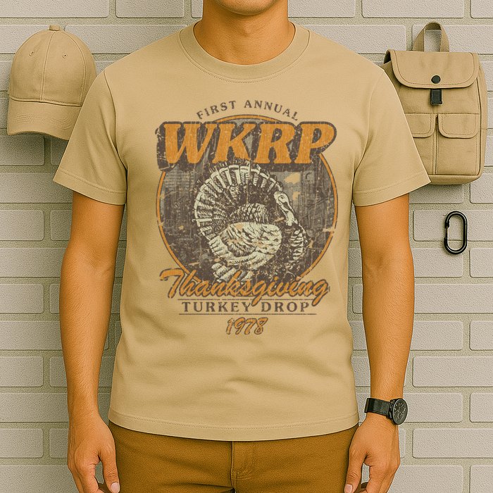 First Annual WKRP Thanksgiving Day Turkey Drop T-Shirt