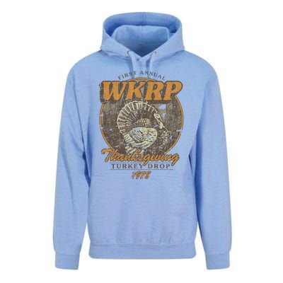 First Annual WKRP Thanksgiving Day Turkey Drop Unisex Surf Hoodie