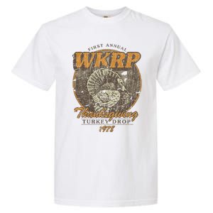 First Annual WKRP Thanksgiving Day Turkey Drop Garment-Dyed Heavyweight T-Shirt