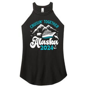 Funny Anniversary Wedding Alaska Cruise 2024 Couple Vacation Women's Perfect Tri Rocker Tank