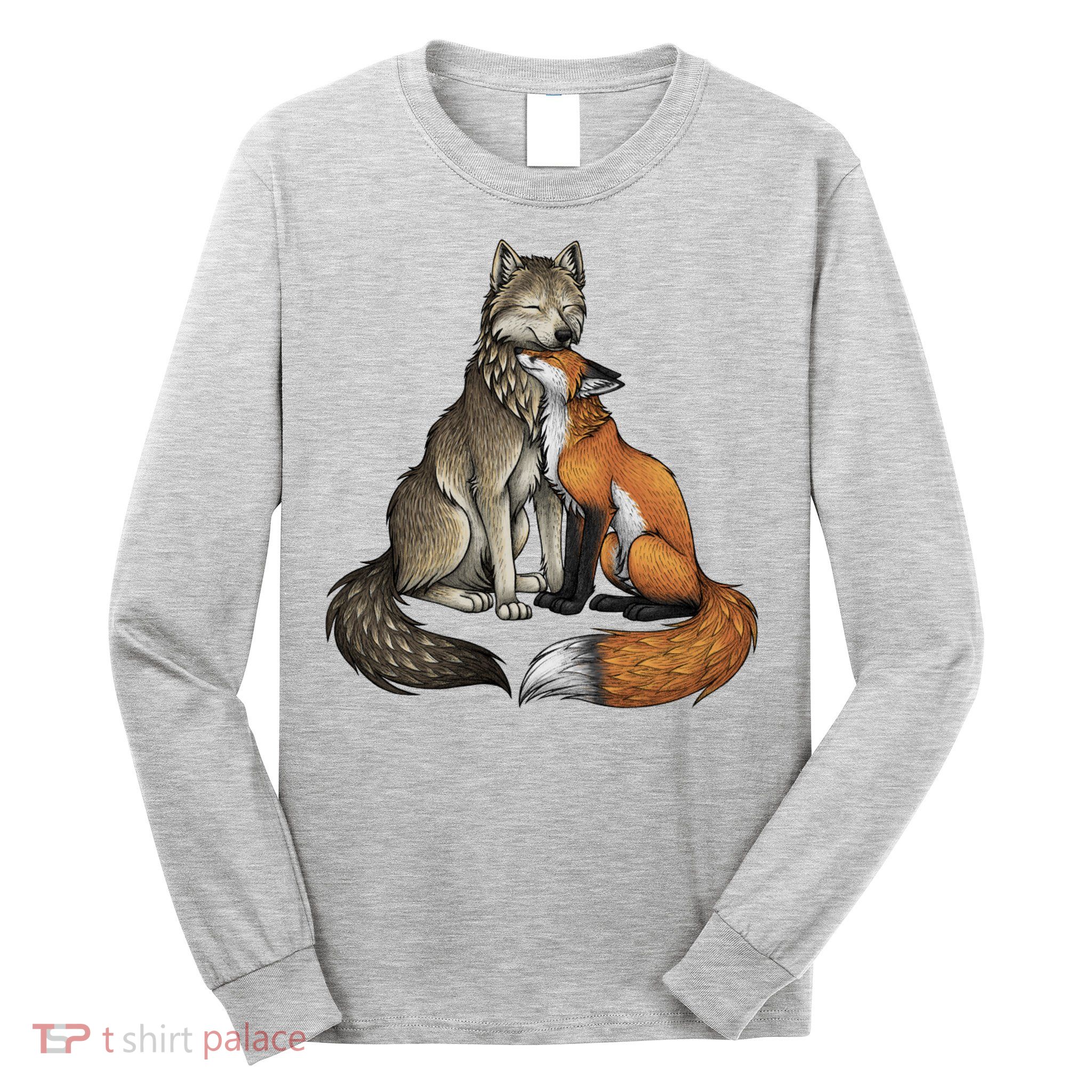 Fox And Wolf Long Sleeve Shirt