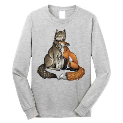 Fox And Wolf Long Sleeve Shirt