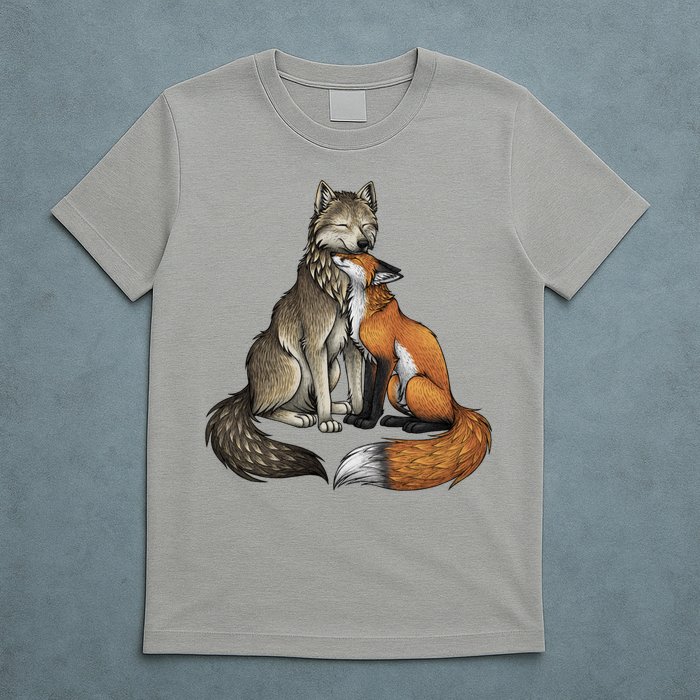 Fox And Wolf T-Shirt