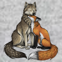 Fox And Wolf T-Shirt