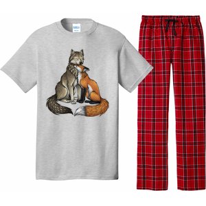 Fox And Wolf Pajama Set