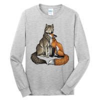 Fox And Wolf Tall Long Sleeve T-Shirt