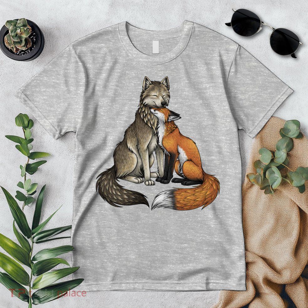 Fox And Wolf Premium T-Shirt