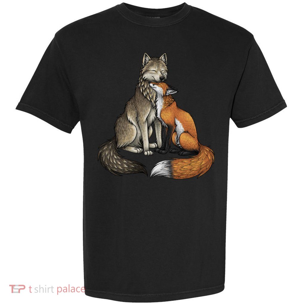 Fox And Wolf Garment-Dyed Heavyweight T-Shirt