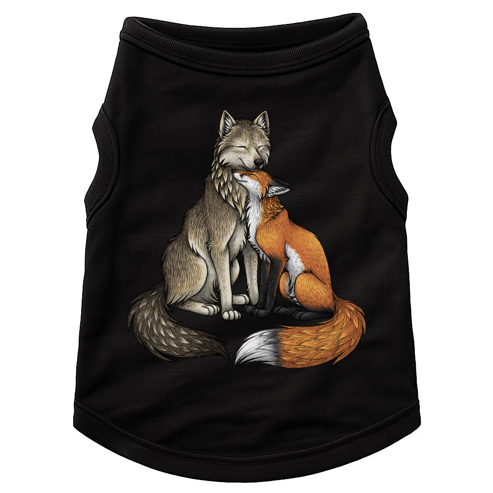 Fox And Wolf Doggie Tank