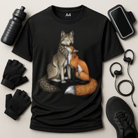 Fox And Wolf Cooling Performance Crew T-Shirt