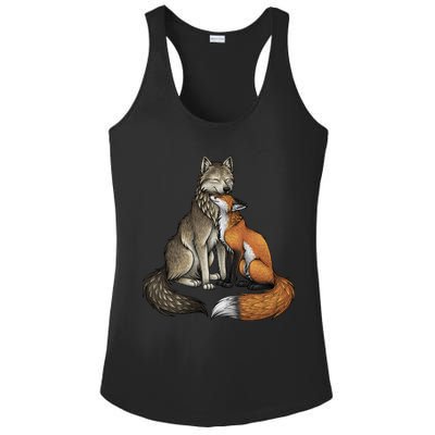 Fox And Wolf Ladies PosiCharge Competitor Racerback Tank