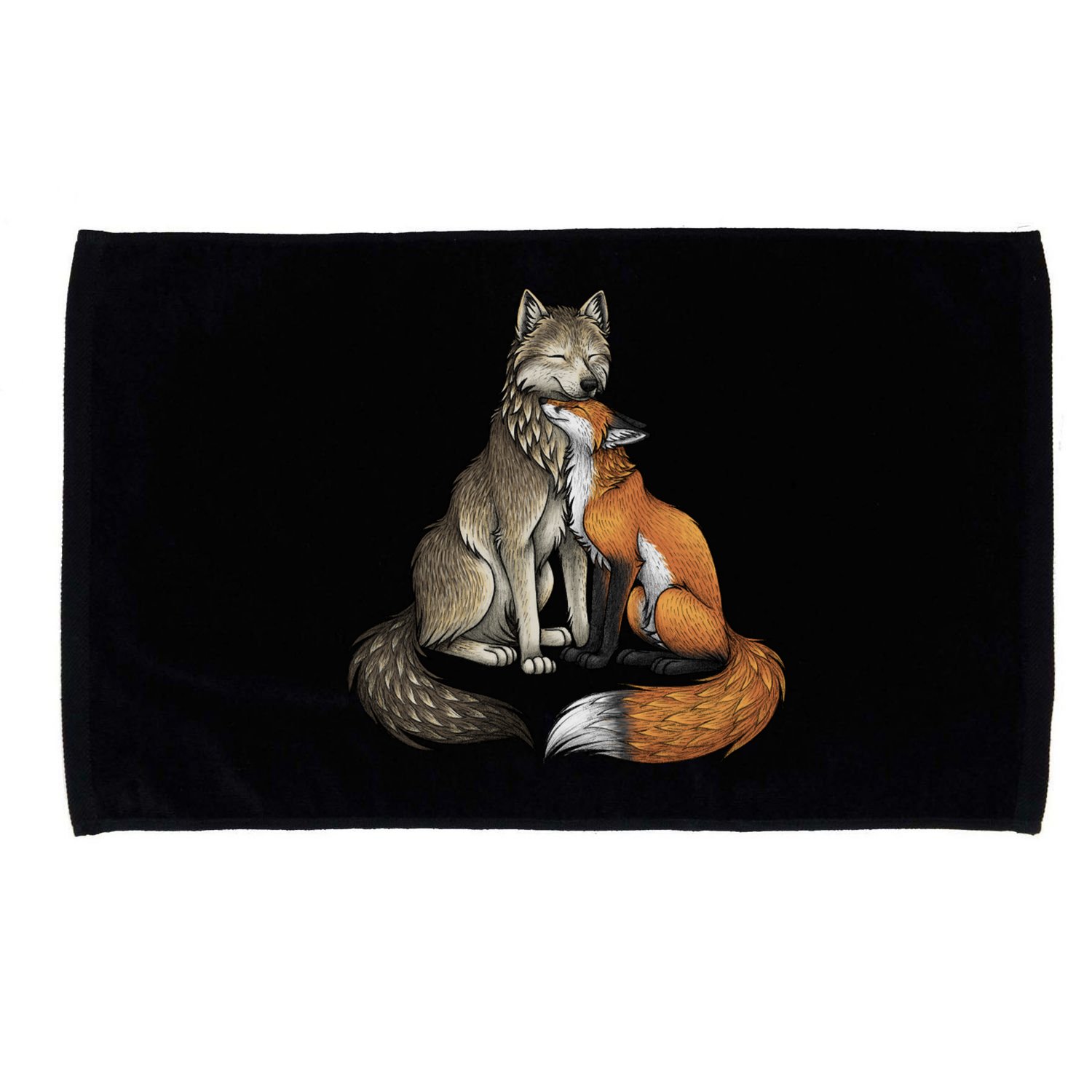 Fox And Wolf Microfiber Hand Towel
