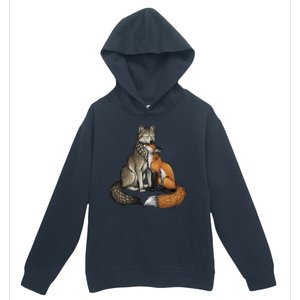 Fox And Wolf Urban Pullover Hoodie