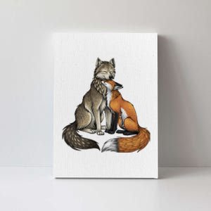 Fox And Wolf Canvas