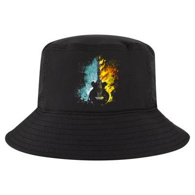 Fire And Water Guitar Cool Comfort Performance Bucket Hat