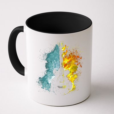Fire And Water Guitar Mug
