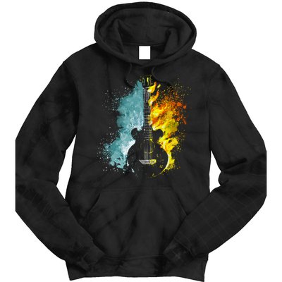 Fire And Water Guitar Tie Dye Hoodie
