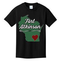 FORT ATKINSON Wisconsin WI USA City State Souvenir Kids T-Shirt