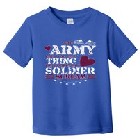 Funny Army Wife/friend Meaningful Gift Make My Soldier Scream Cute Gift Cool Gif Toddler T-Shirt