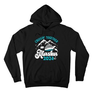 Funny Anniversary Wedding Alaska Cruise 2024 Couple Vacation Hoodie