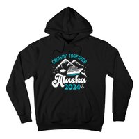 Funny Anniversary Wedding Alaska Cruise 2024 Couple Vacation Hoodie