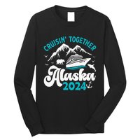 Funny Anniversary Wedding Alaska Cruise 2024 Couple Vacation Long Sleeve Shirt