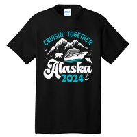 Funny Anniversary Wedding Alaska Cruise 2024 Couple Vacation Tall T-Shirt