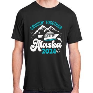 Funny Anniversary Wedding Alaska Cruise 2024 Couple Vacation Adult ChromaSoft Performance T-Shirt