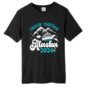 Funny Anniversary Wedding Alaska Cruise 2024 Couple Vacation Tall Fusion ChromaSoft Performance T-Shirt