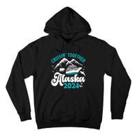 Funny Anniversary Wedding Alaska Cruise 2024 Couple Vacation Tall Hoodie