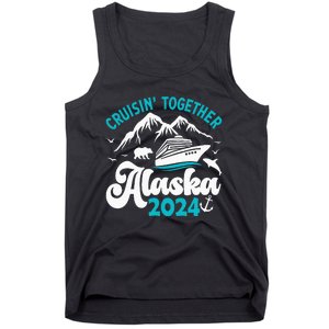 Funny Anniversary Wedding Alaska Cruise 2024 Couple Vacation Tank Top