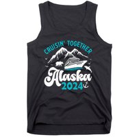 Funny Anniversary Wedding Alaska Cruise 2024 Couple Vacation Tank Top