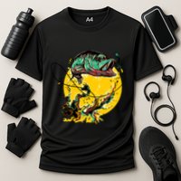 Fishing Art Wave Sunset Performance Shirt
