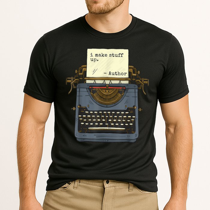 Funny Author Writers Make Stuff Up Cooling Performance Crew T-Shirt