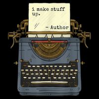 Funny Author Writers Make Stuff Up Sustainable Bucket Hat