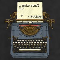 Funny Author Writers Make Stuff Up Adult Drive Performance Visor