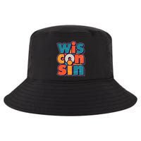 Fun Abstract Wisconsin Name Cool Comfort Performance Bucket Hat