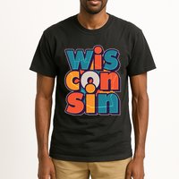Fun Abstract Wisconsin Name Tall T-Shirt