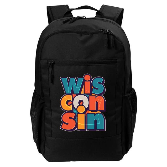 Fun Abstract Wisconsin Name Daily Commute Backpack