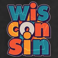 Fun Abstract Wisconsin Name Hat