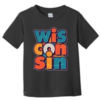 Fun Abstract Wisconsin Name Toddler T-Shirt