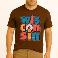 Fun Abstract Wisconsin Name Performance Shirt